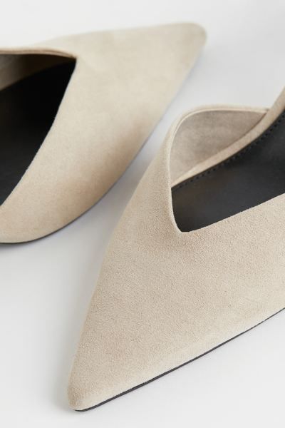 Imitation suede slingbacks | H&M (UK, MY, IN, SG, PH, TW, HK)