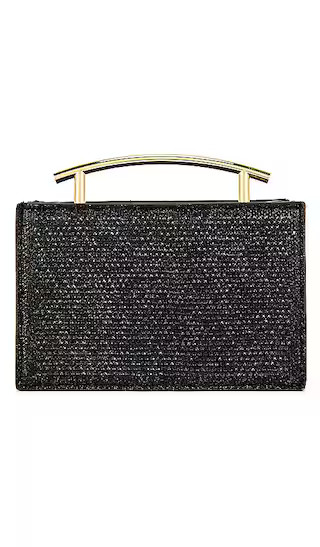 Sofia Hotfix Metal Handle Evening Bag | Revolve Clothing (Global)