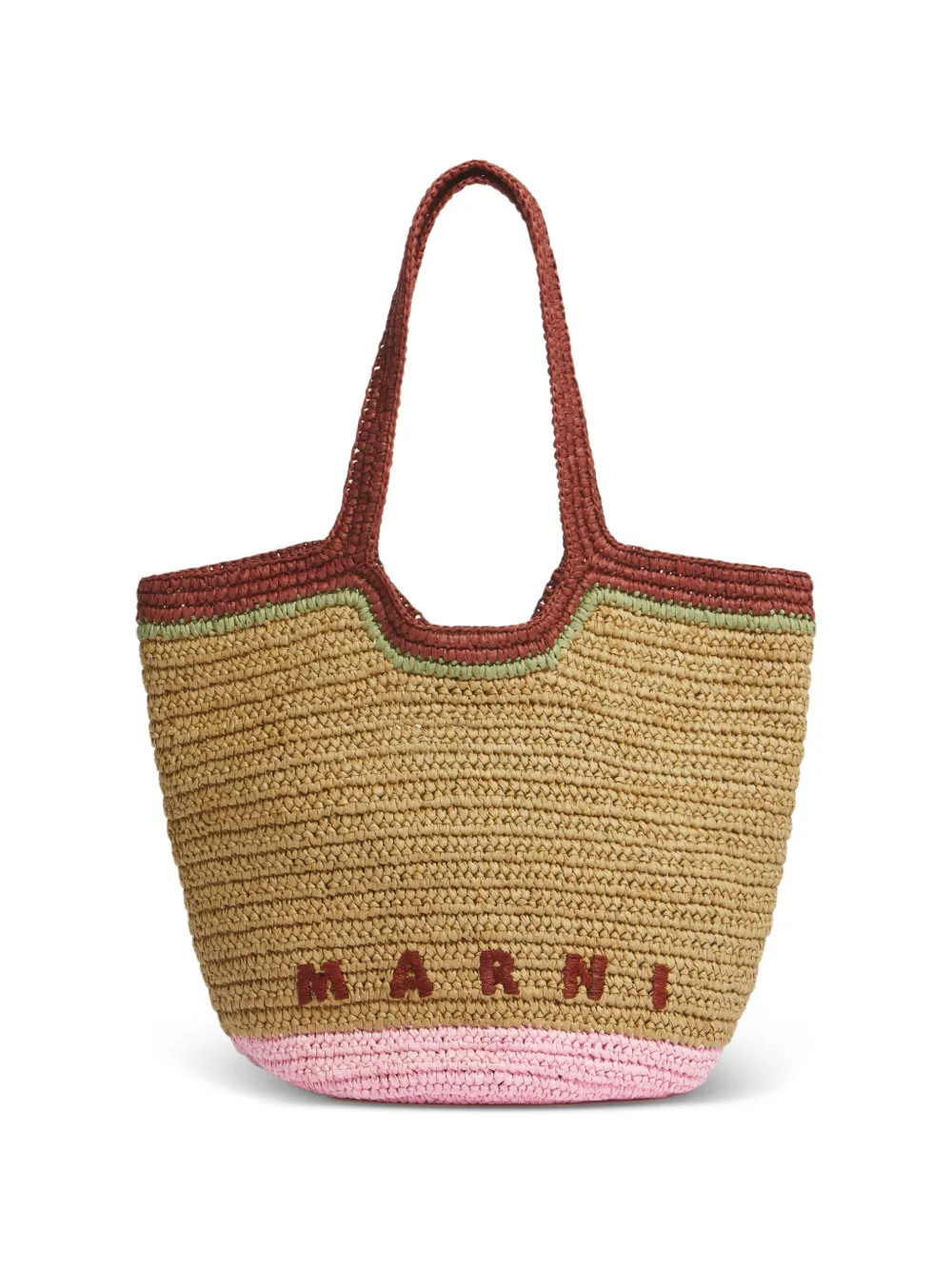 Marni Seaside woven-design Tote Bag | Neutrals | FARFETCH | Farfetch Global