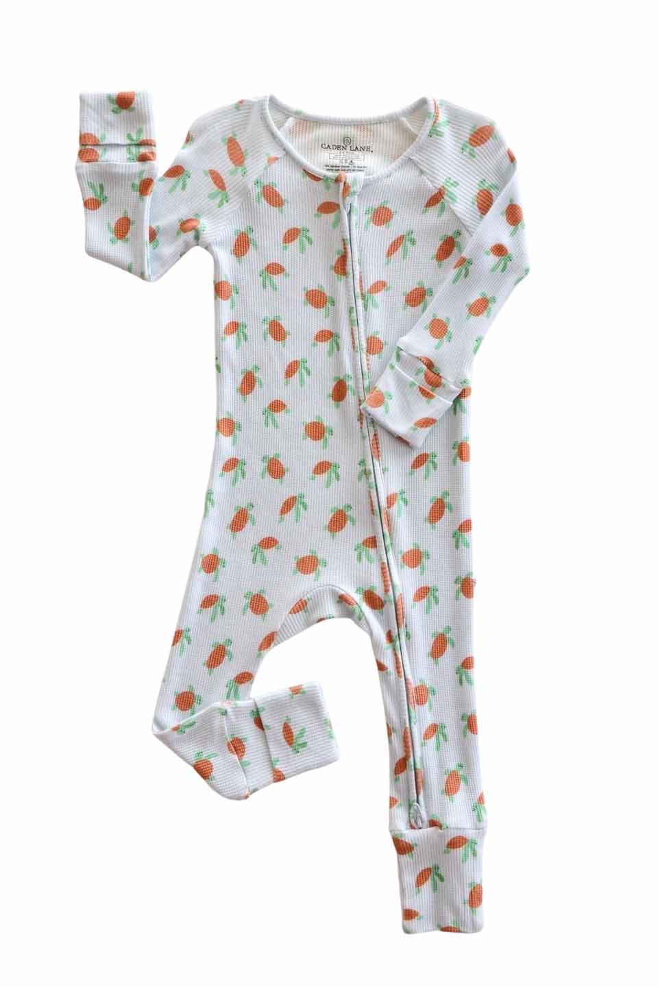 Bamboo Waffle Convertible Zip Romper | Coastal Cruisers | Caden Lane