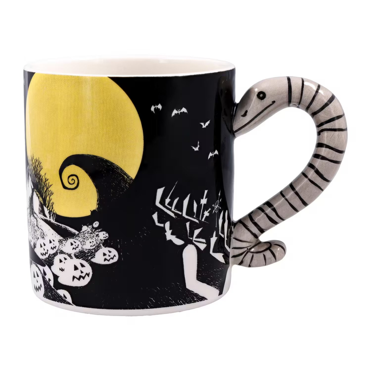 Disney - The Nightmare Before Christmas Moonlight Jack Mug With Sculpted Handle - Black | Best Buy U.S.
