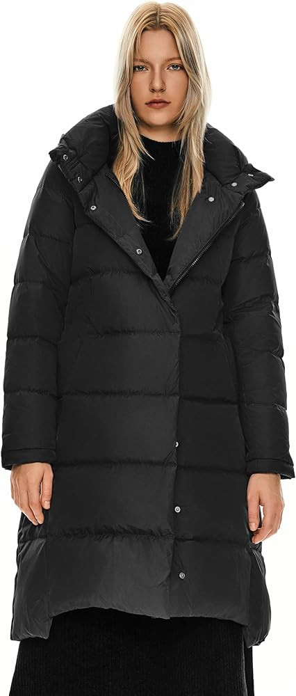 Orolay Women's Hooded Down Jacket Long Winter Coat | Amazon (US)