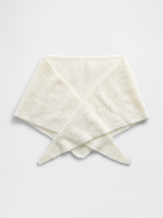 Pointelle Triangle Scarf | Gap (US)