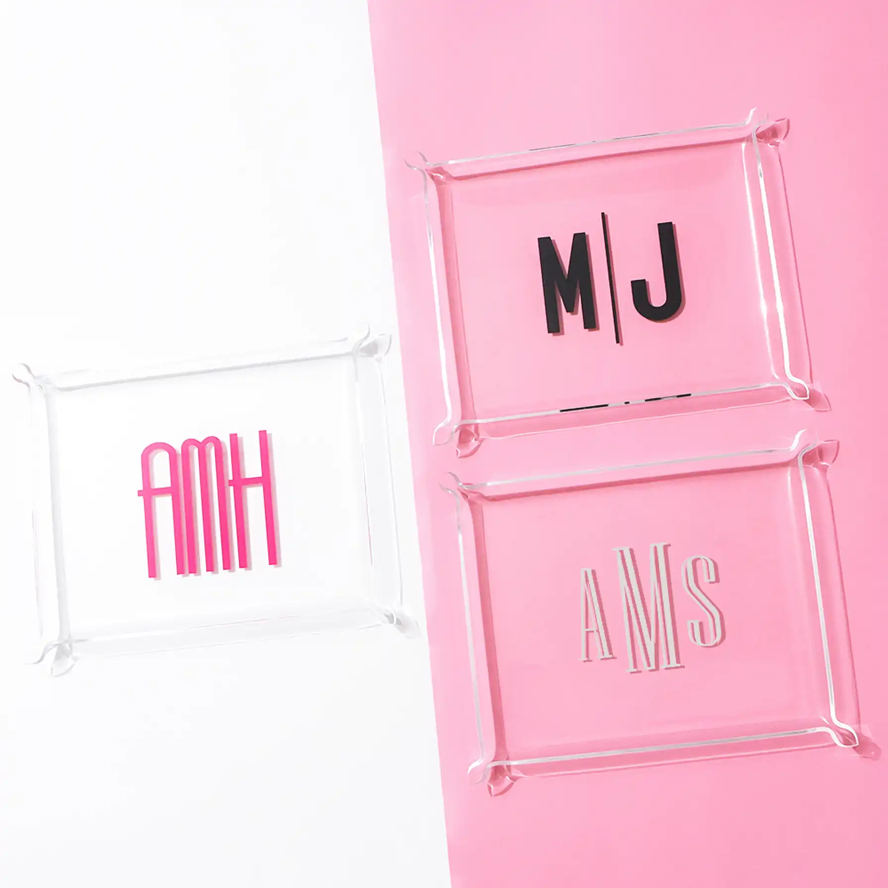 Personalized Acrylic Catchall Tray | Marleylilly