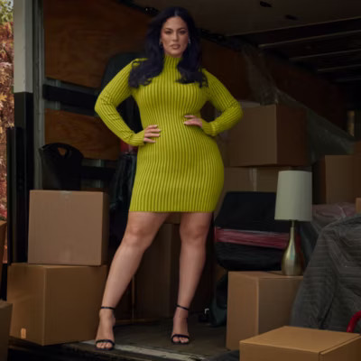 new!Ashley Graham Womens Plus Long Sleeve Casual Bodycon Dress | JCPenney