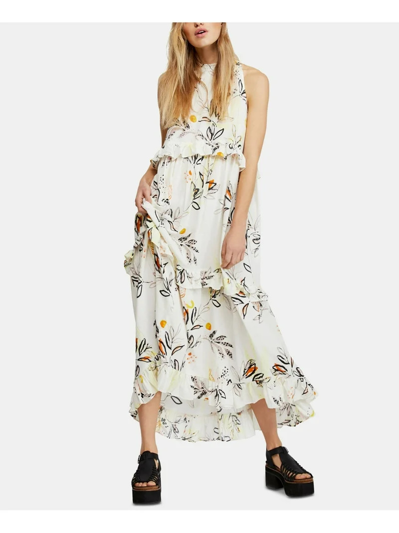 In 50+ people's carts Fantaslook Women Summer Dresses V Neck Ruffle Sleeve Casual Flowy Sundresse... | Walmart (US)