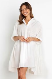 Yorke Dress - White | Petal & Pup (US)