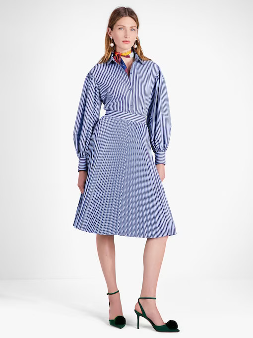 Pastry Stripe Pleated Skirt | Kate Spade (US)