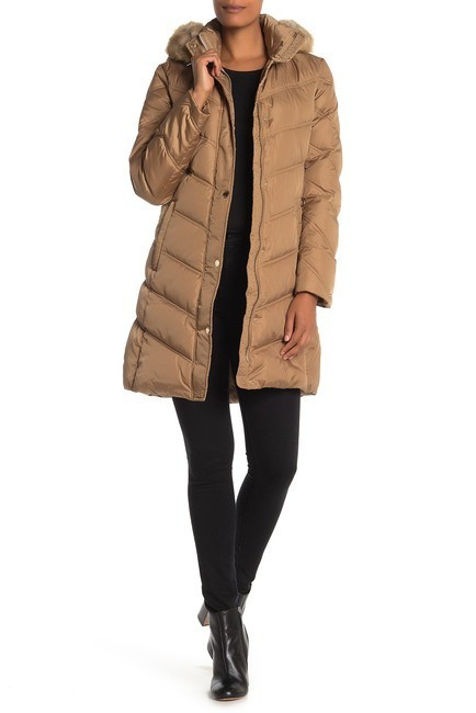 MICHAEL Michael Kors | Missy 3/4 Down Faux Fur Trim Jacket | Nordstrom Rack | Nordstrom Rack
