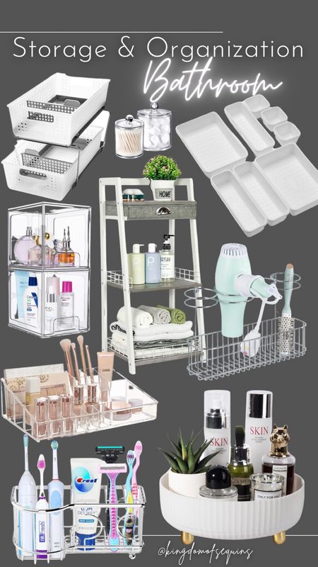 Bathroom Storage and Organization! 


#LTKstyletip #LTKSeasonal #LTKhome