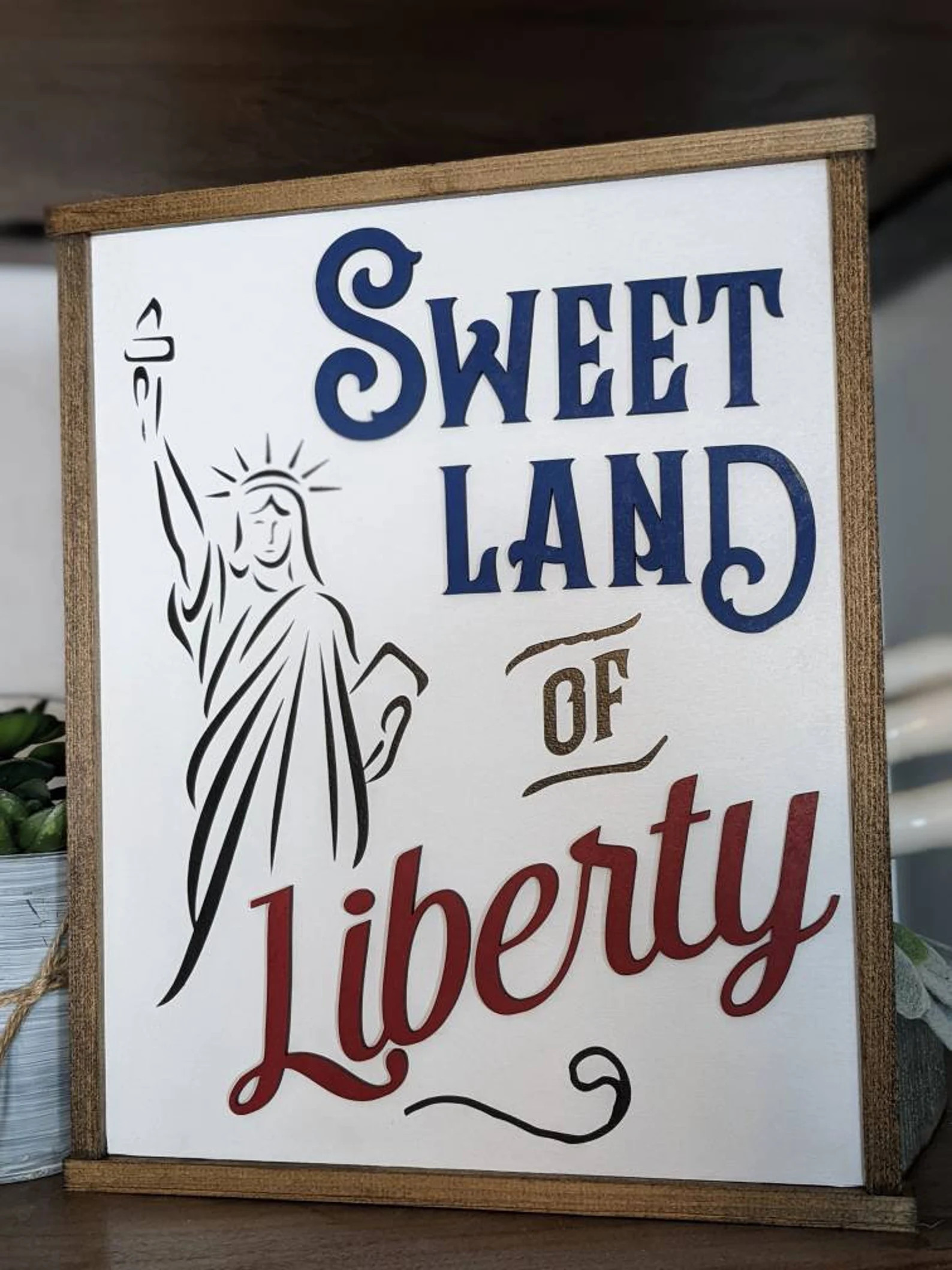 Sweet Land of Liberty Sign | Etsy | Etsy (US)