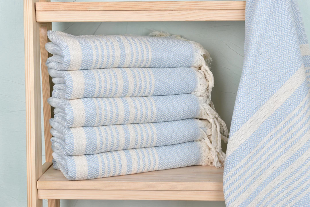 Bachelorette Party Gift, Gift Towel, Personalized Towel, 40x71 Inches Baby Blue Cotton Towel, Wed... | Etsy (US)