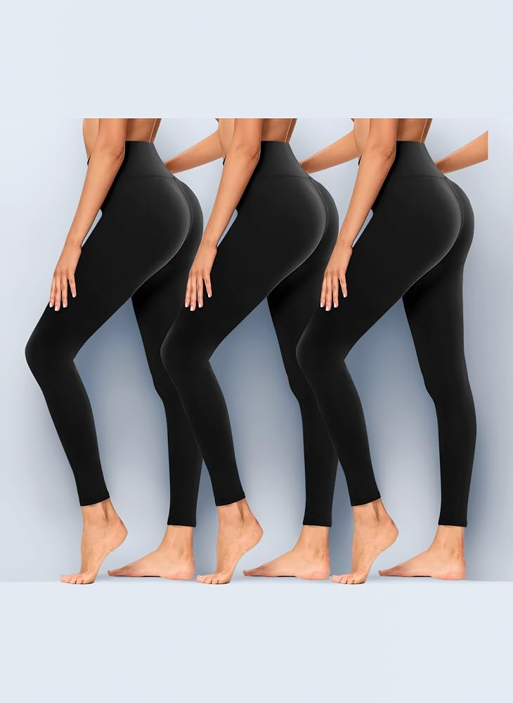 TNNZEET High Waist Leggings Damen Elastische Leggins Weiche Sporthose Gym | Amazon (DE)