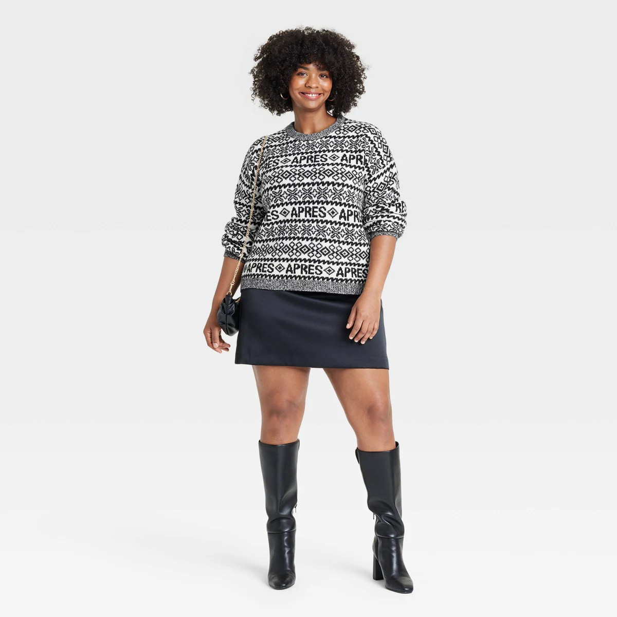 Women's Holiday Crewneck Pullover Sweater - A New Day™ | Target