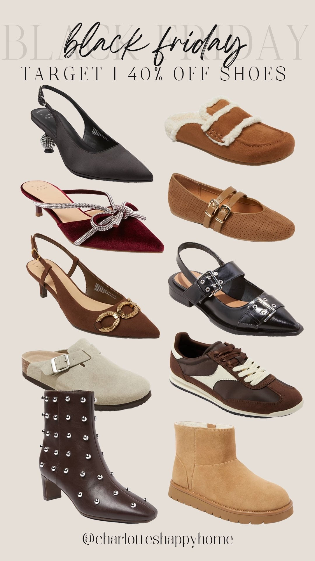 Black Friday deal! 40% off shoes at Target! 

#targetdeals

Target deals. Black Friday deals. Target shoes. Target holiday shoes. 

#LTKFindsUnder50 #LTKCyberWeek #LTKSaleAlert