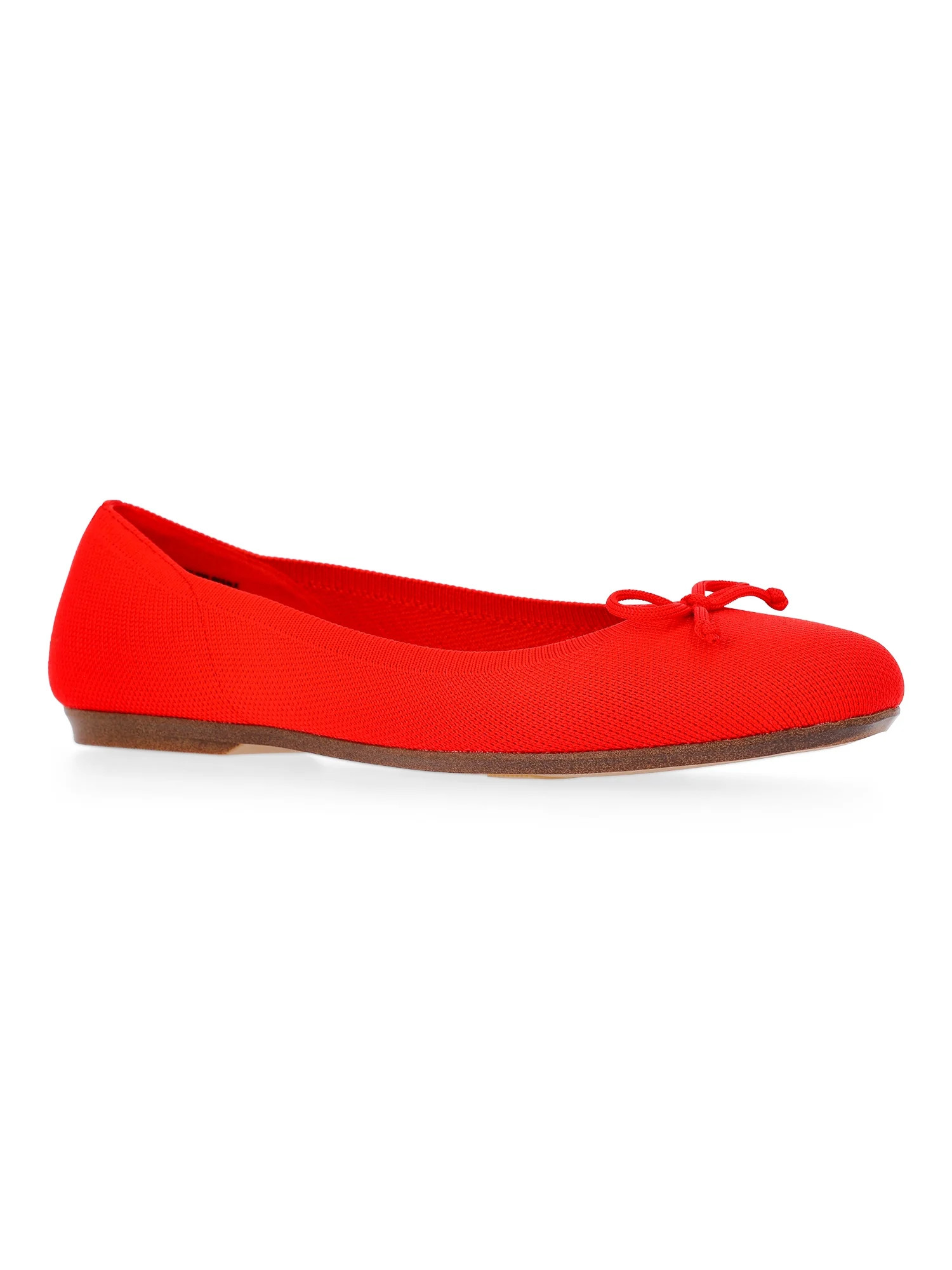 Time and Tru Women's Comfort Knit Ballet Flats | Walmart (US)