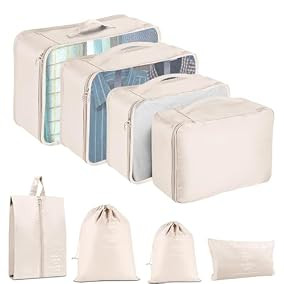 YEEYAA Packing Cubes for Travel -... | Amazon (US)