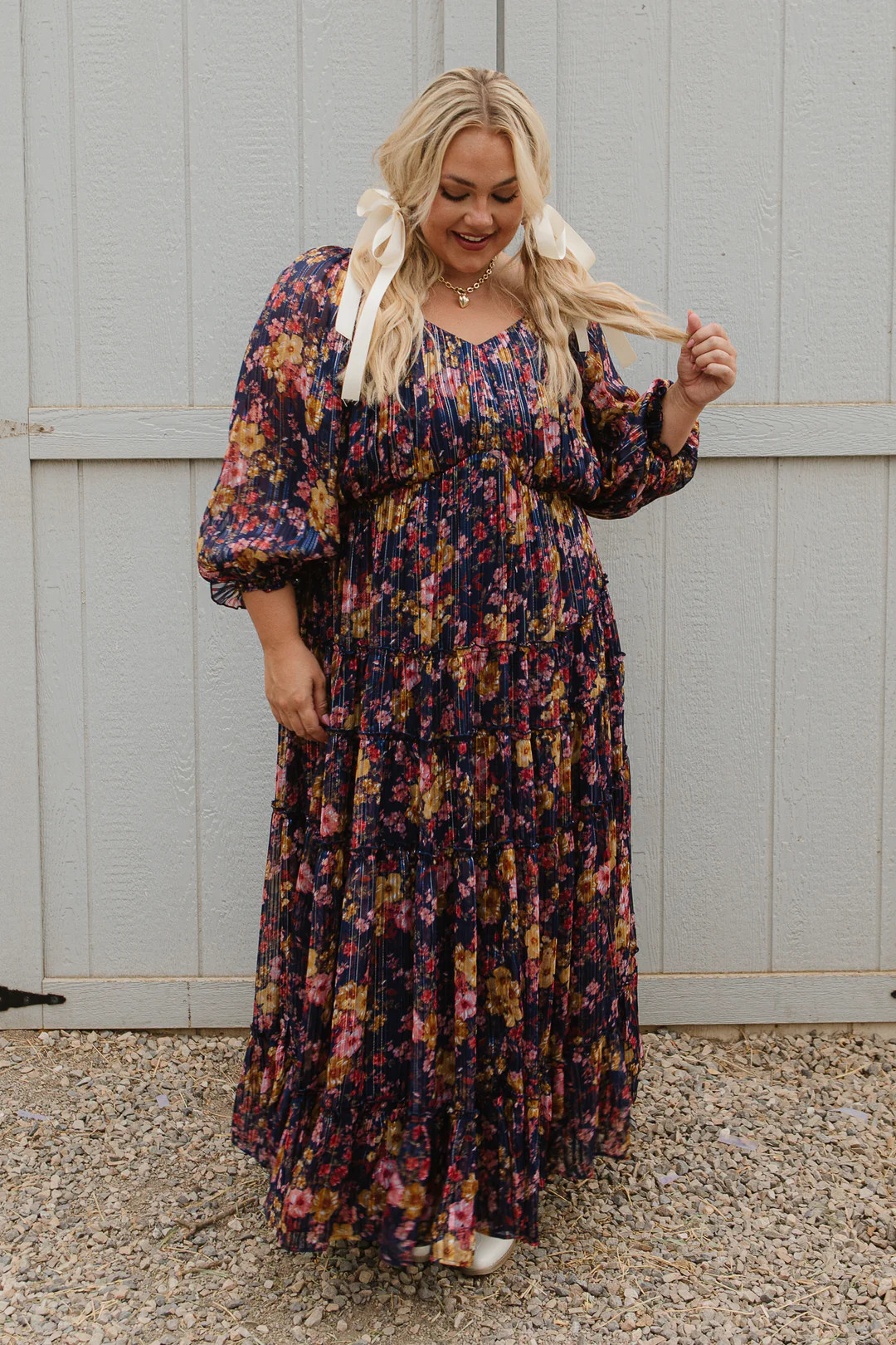 Cassia Dress in Navy Floral - FINAL SALE | Ivy City Co