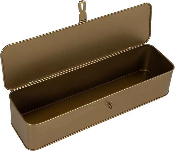 Decorative Metal Boxes with Gold Finish (Set of 3 Sizes) | Amazon (US)