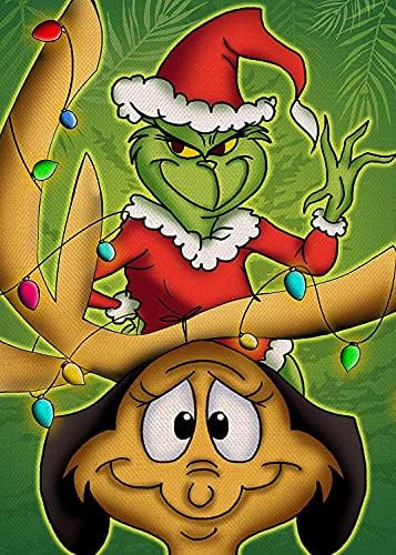 Christmas Diamond Painting Kits for Adults - Christmas Grinch Full Drill Crystal Rhinestone Arts ... | Amazon (US)