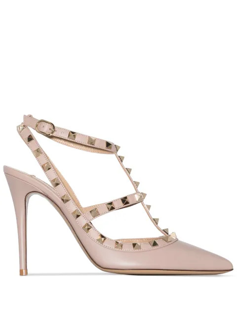 Rockstud 100mm pumps | Farfetch (CA)