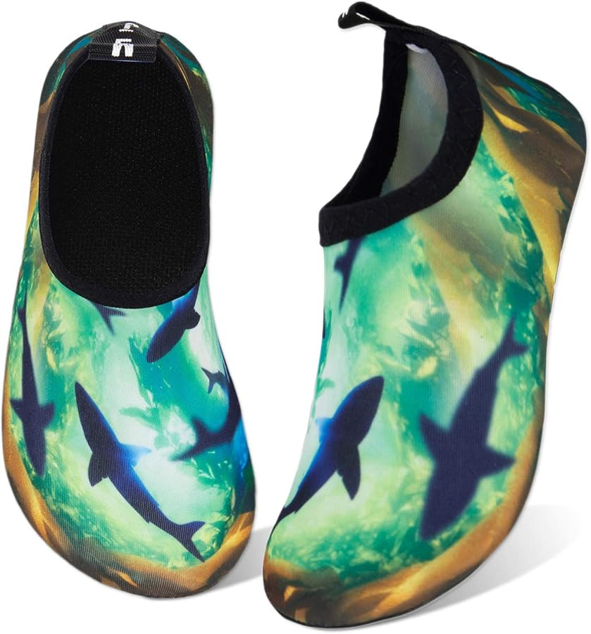 WateLves Kids Water Shoes Toddler Girls Boys Barefoot Non-Slip Quick Dry Aqua Socks for Beach Swi... | Amazon (US)