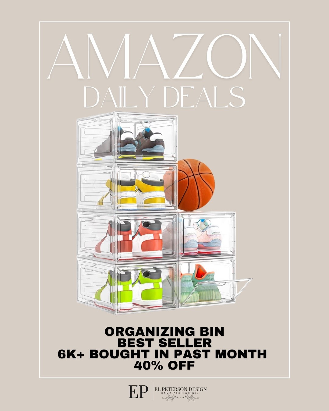 Amazon Daily Deals 
Storage bins 

#LTKFindsUnder50 #LTKHome #LTKSaleAlert
