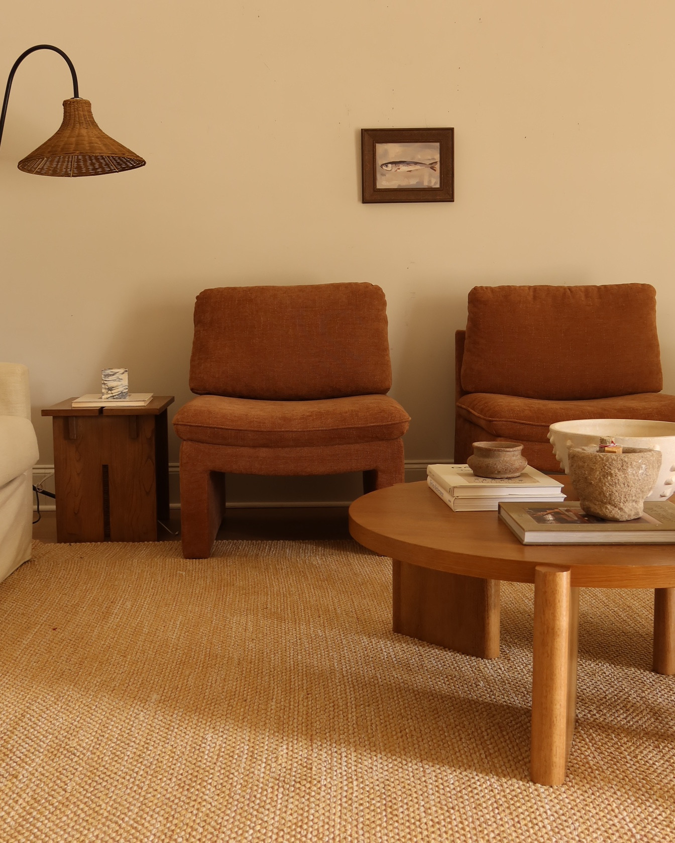 The cutest Target accent chairs!
Coffee table- end table- lamps- neutral no shed jute rug, home decor spring decor trees

#LTKFindsUnder50 #LTKHome #LTKSaleAlert