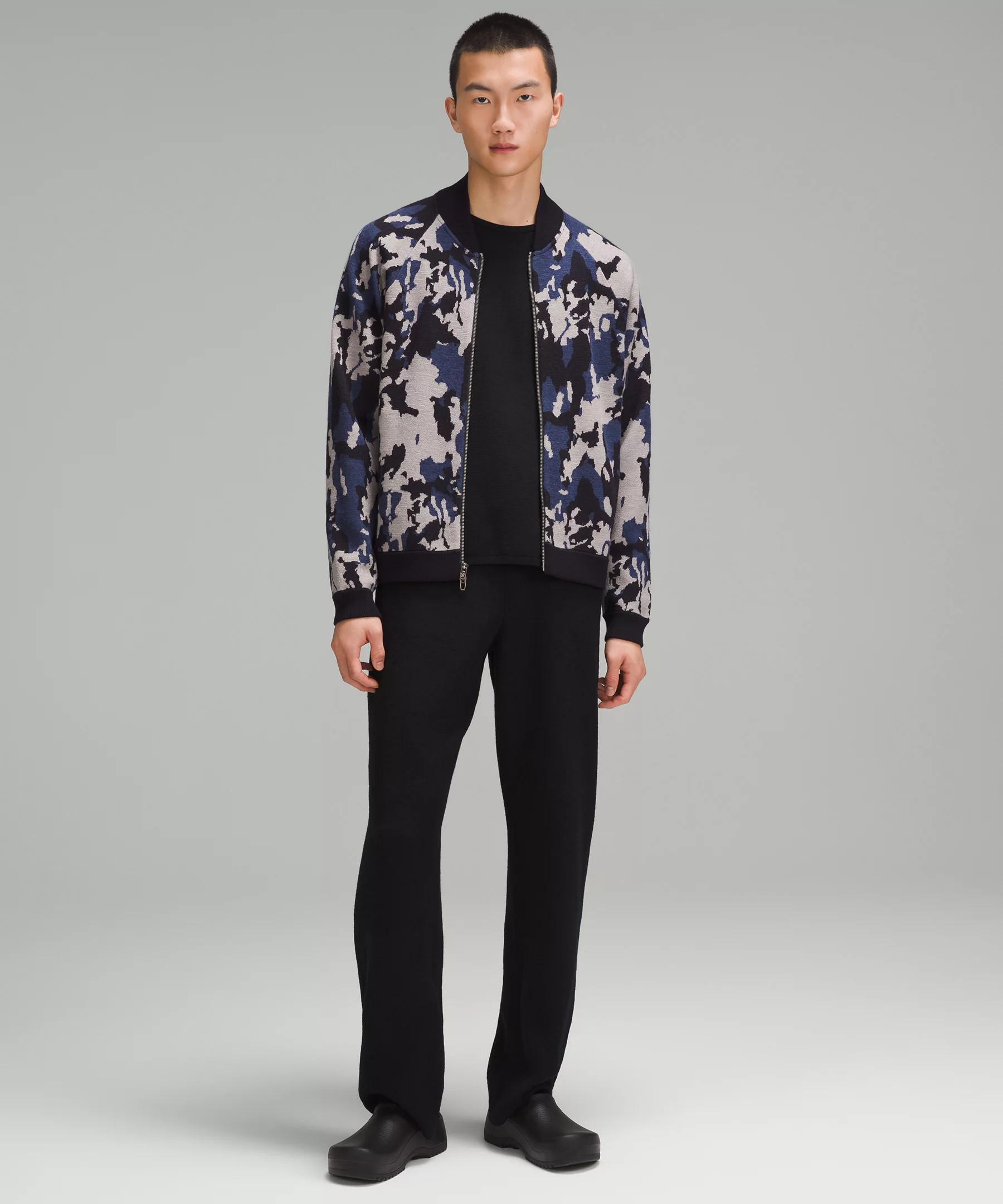 lululemon lab Merino Wool-Knit Zippered Sweater | Lululemon (US)