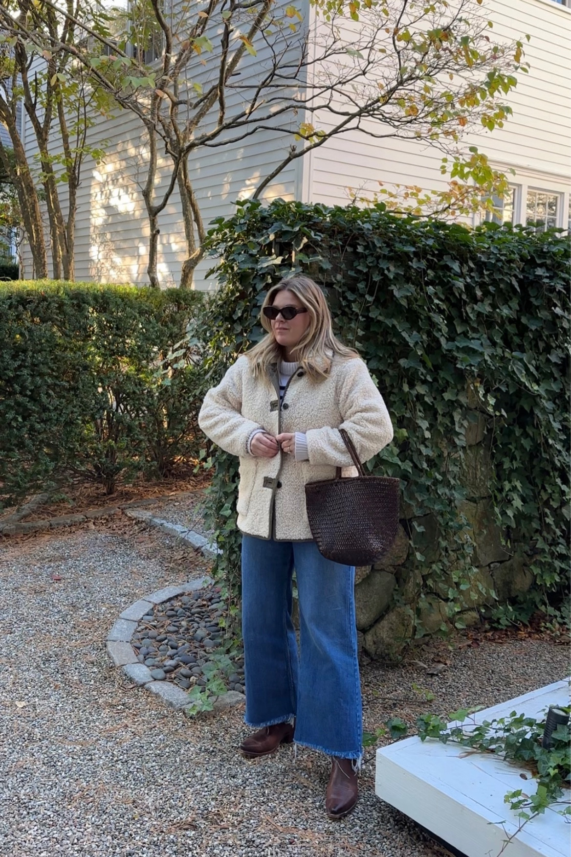 Sherpa coat! I’m in a large 

#LTKstyletip #LTKsalealert #LTKCyberWeek