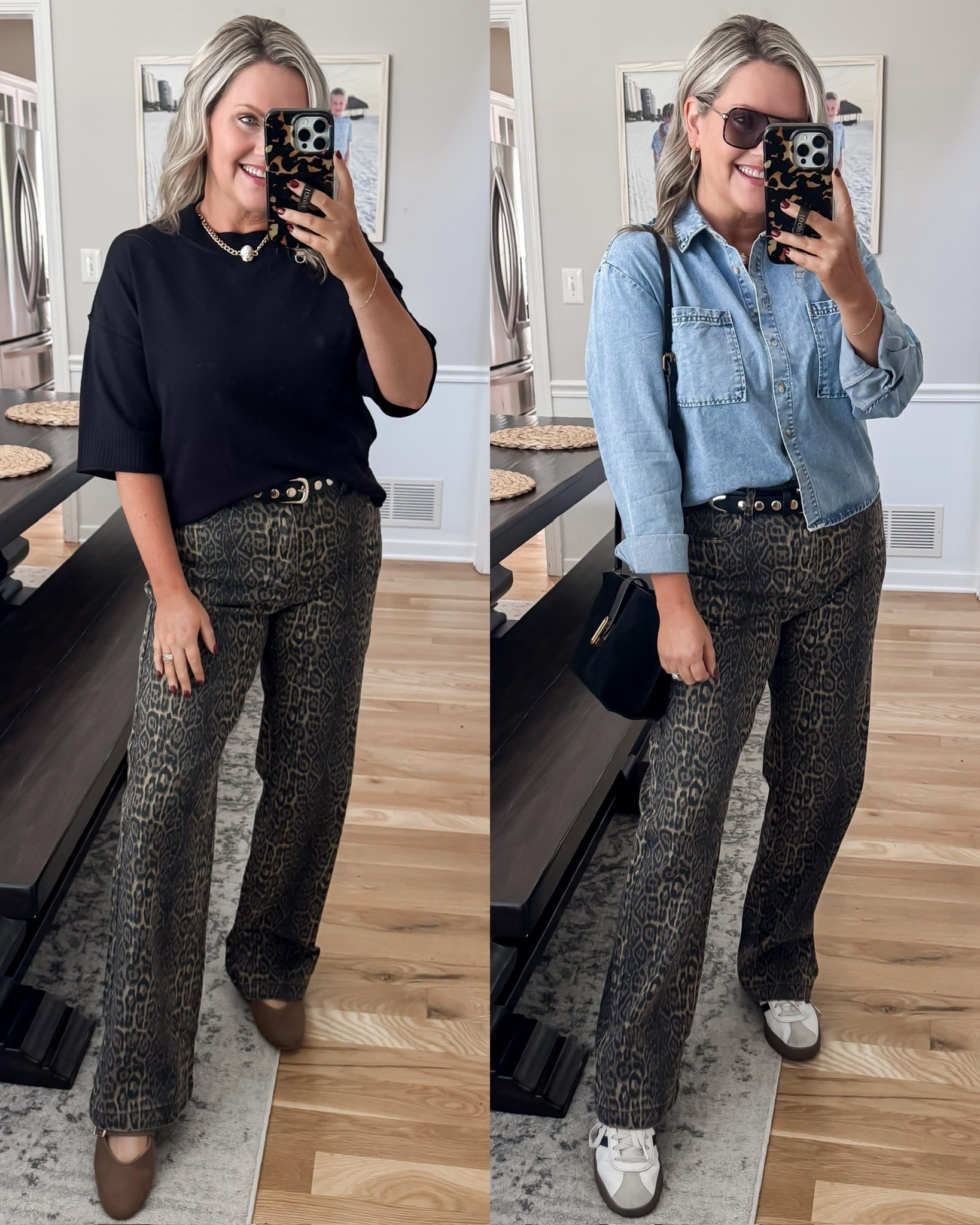 Leopard print pants from Amazon TTS Love these paired with a denim shirt for a casual look or with a black tshirt for the office. 

#LTKFindsUnder50 #LTKSeasonal #LTKOver40