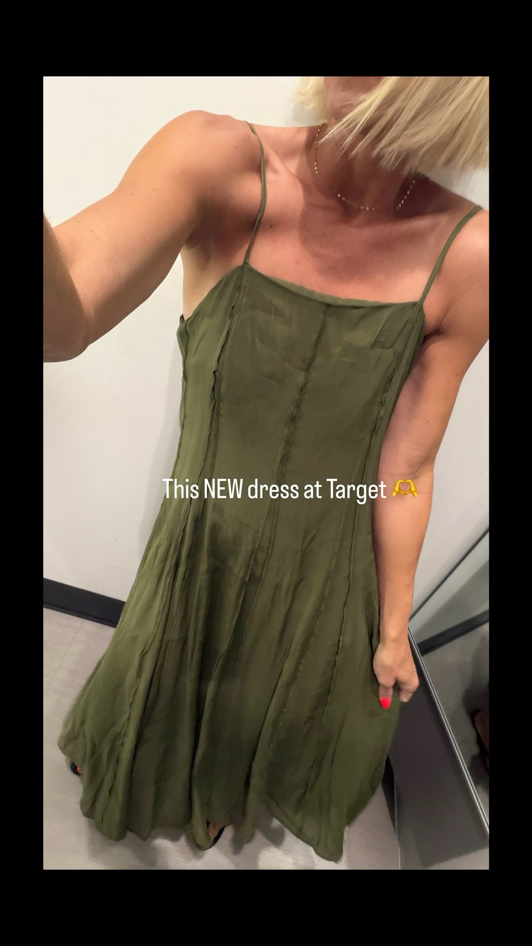 Unbelievably beautiful! So impressed by the fit/fabric/price tag of this NEW @Target dress. Comes in an ivory color too.
Fits generously. I’d suggest sizing down

#LTKmomlife #LTKootd #LTKOver40