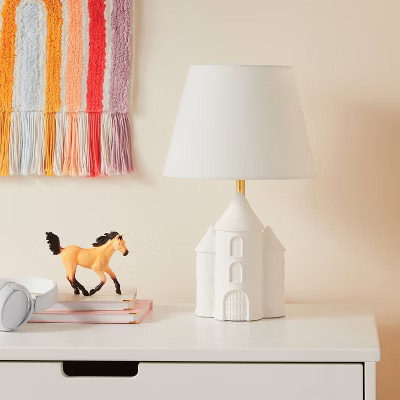 Castle Kids' Table Lamp White - Pillowfort™ | Target