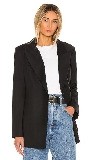 L'Academie The Pascale Blazer in Black. - size S (also in L, M, XL, XS, XXS) | Revolve Clothing (Global)
