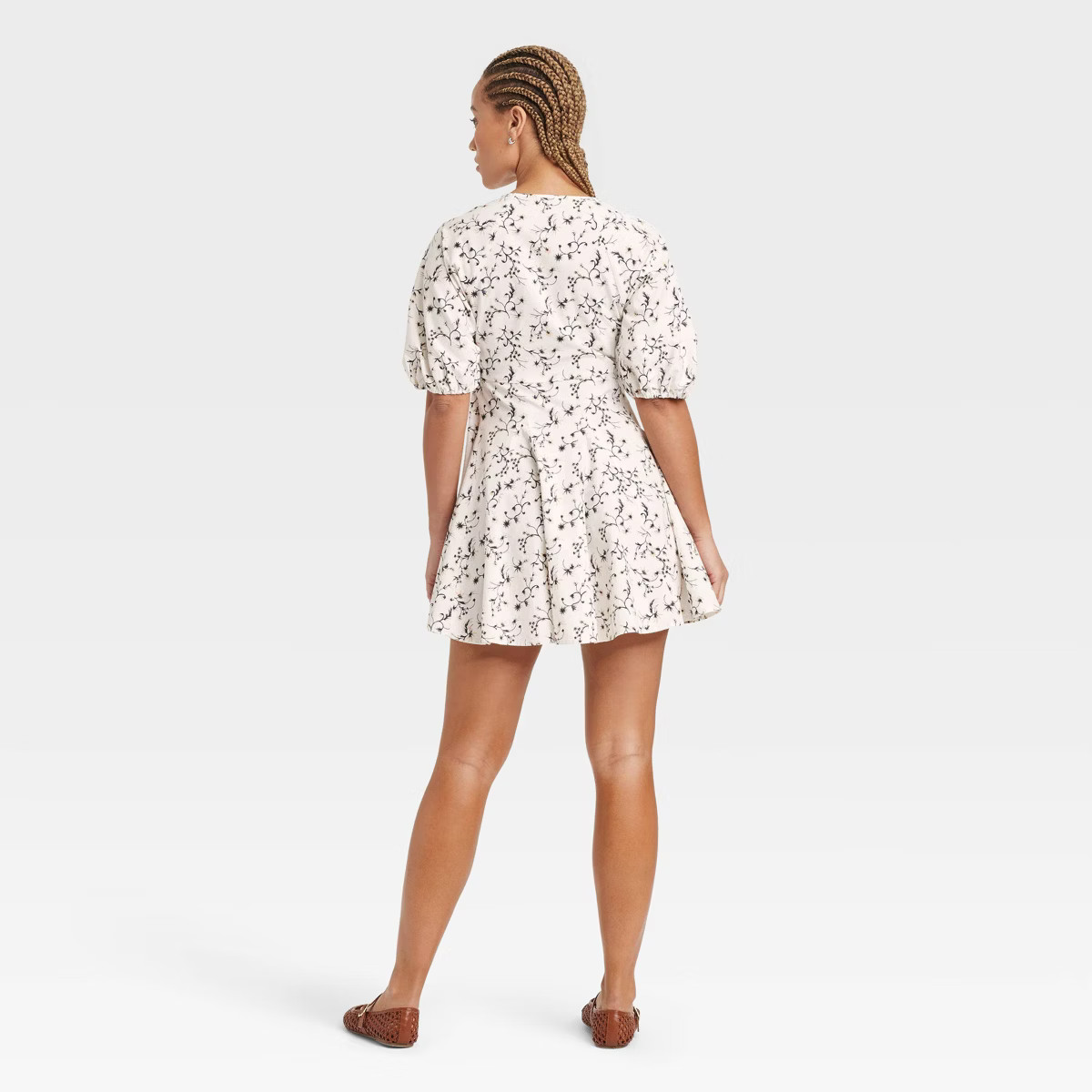 Women's Bell Elbow Sleeve Mini A-Line Dress - Universal Thread™ | Target