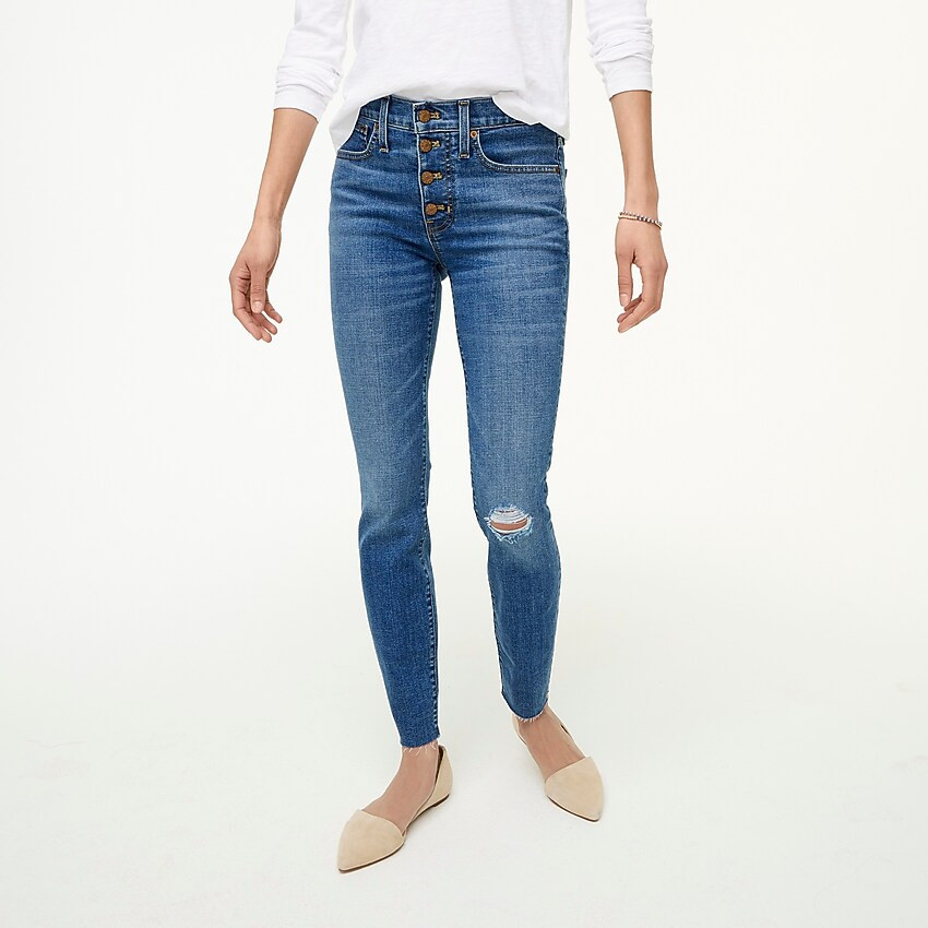 9" mid-rise skinny jean in signature stretch | J.Crew Factory