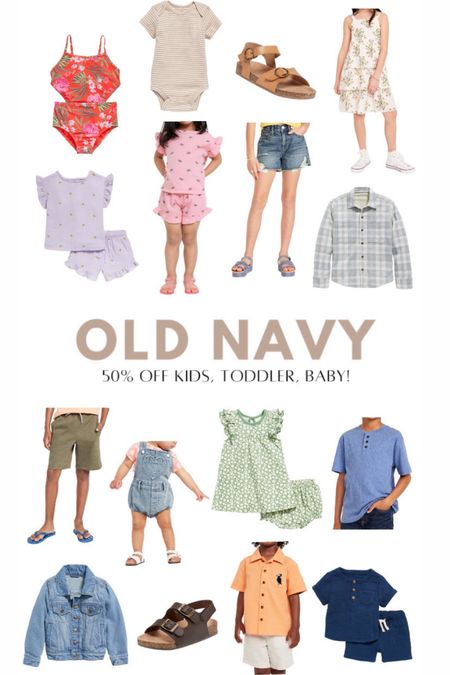 Old Navy 50% off kids, toddler, baby




Affordable fashion. Budget style. Family style. Kids. Toddler. Baby. Summer outfits  

#LTKFindsUnder100 #LTKSeasonal #LTKSaleAlert