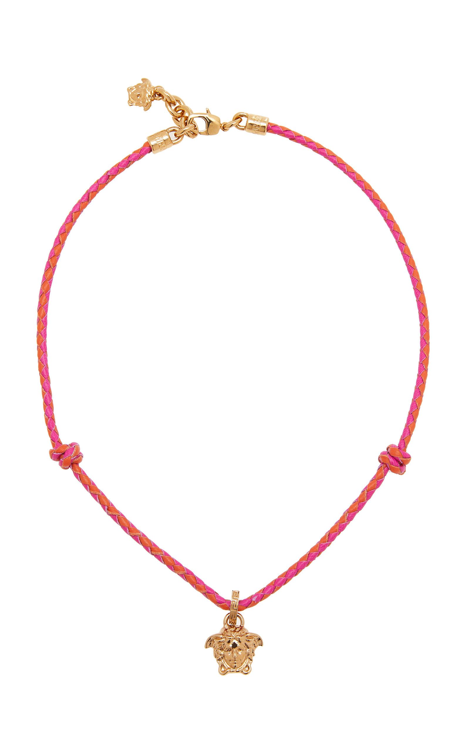 Medusa Pendant Leather Necklace | Moda Operandi (Global)