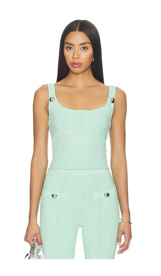 retrofete Aloe Knit Top in Mint. - size M | Revolve Clothing (Global)