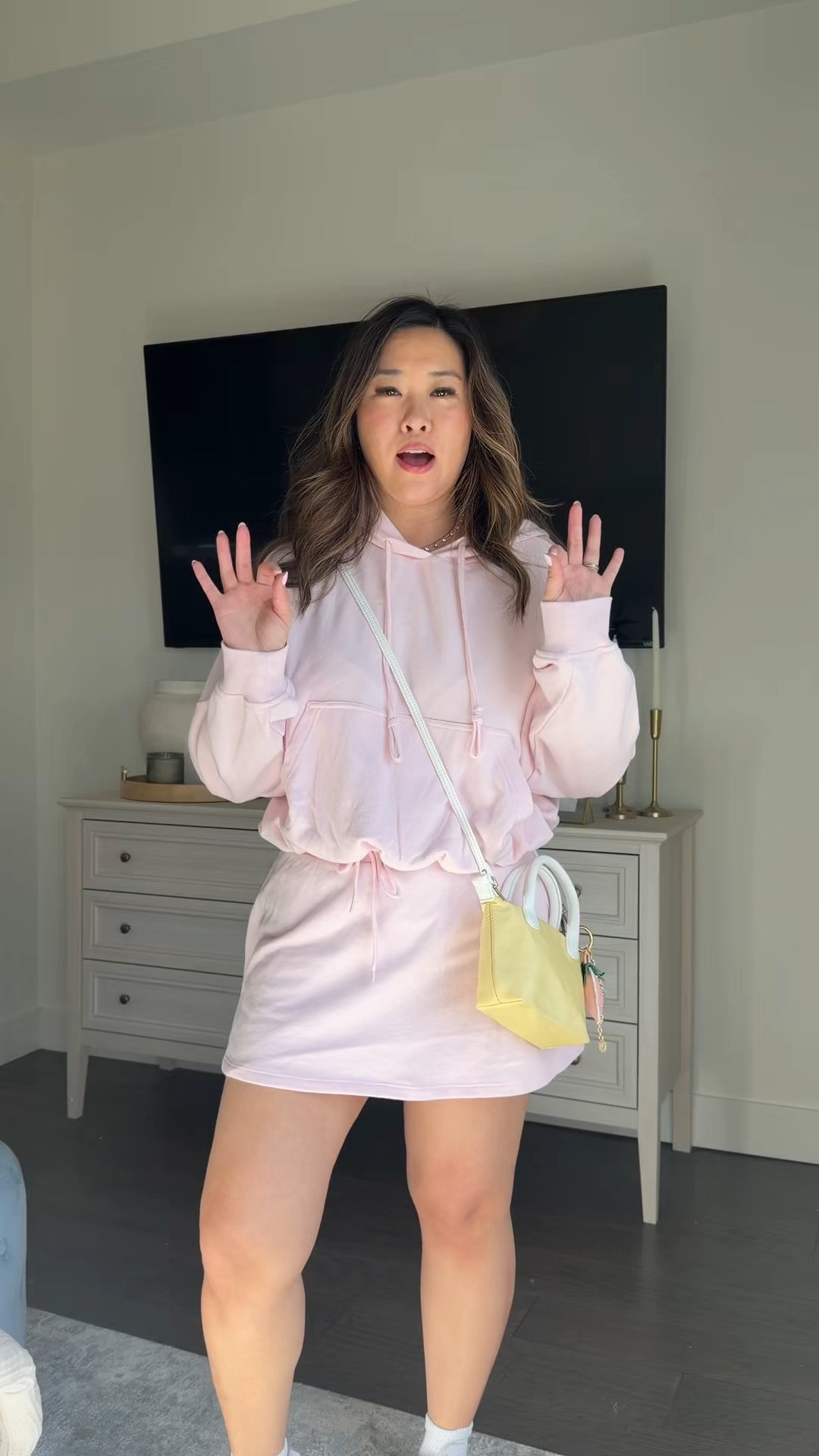 Walmart Spring Outfits

Pink Bubble Sweatshirt: Large
Pink Skort: Medium

#LTKmomlife #LTKActive #LTKPetite