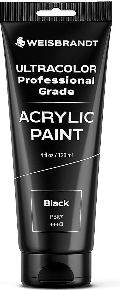 WEISBRANDT Artist Quality Acrylic Paint in Assorted Colors, 4 oz, Rich Pigment, Non Fading and No... | Amazon (US)