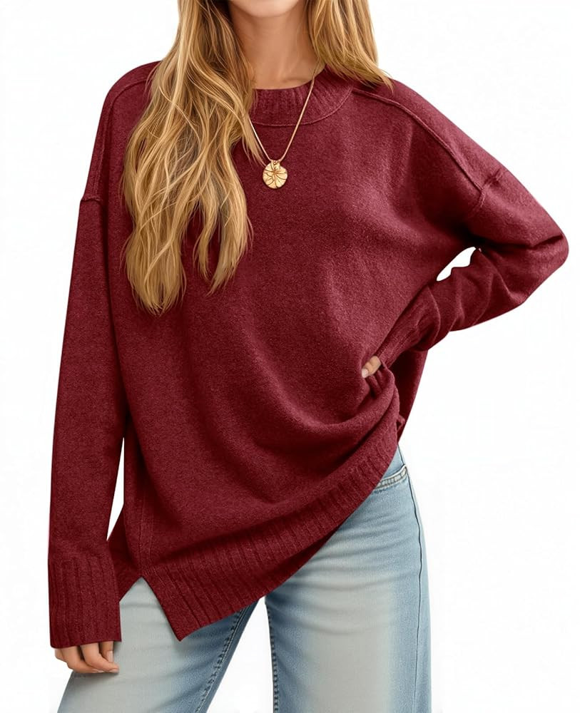 Cicy Bell Womens Oversized Sweaters Casual Long Sleeve Knit Pullover Tops Crewneck Trendy Slouchy... | Amazon (US)