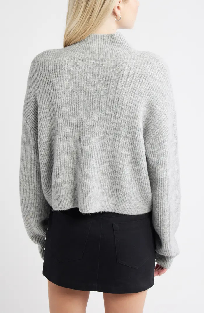 Oversize Cozy Mock Neck Sweater | Nordstrom