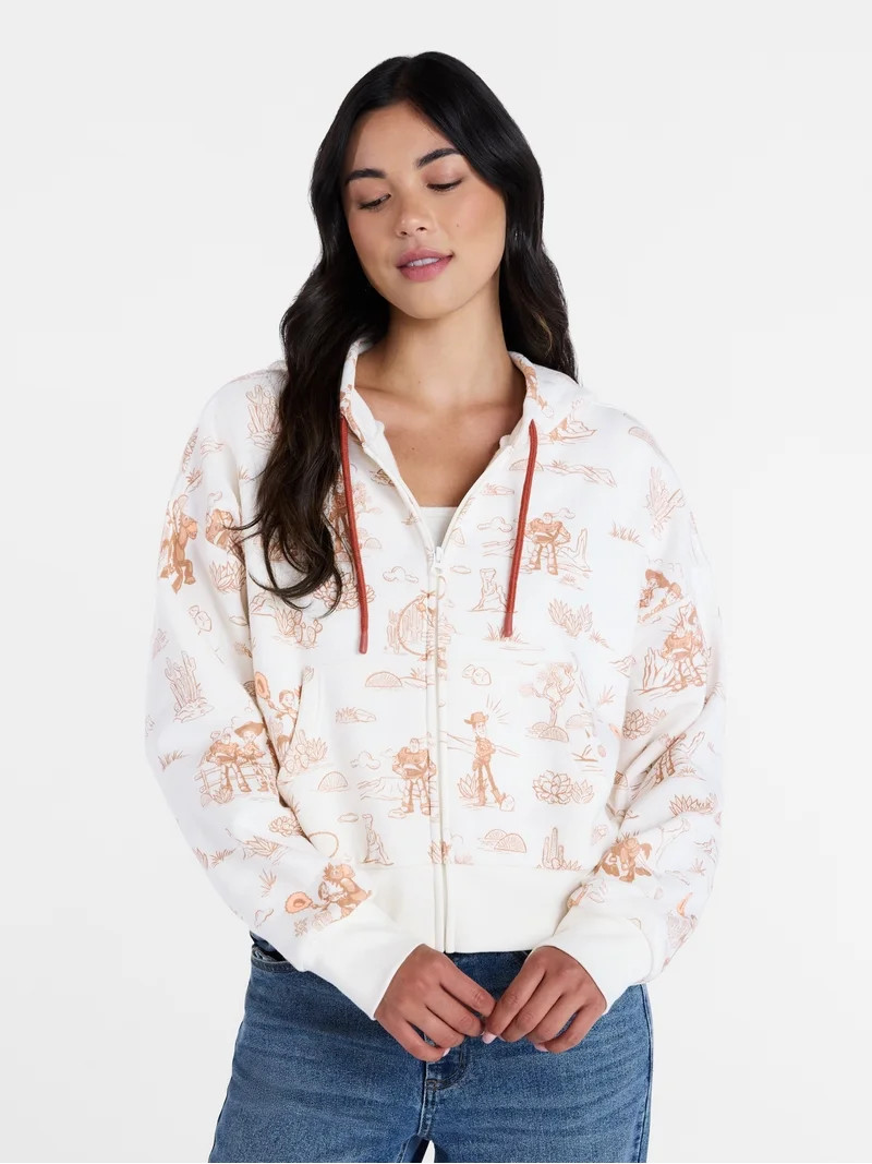 Toy Story Women\u2019s Graphic Zip Up Hoodie, Sizes XXS-XXL | Walmart (US)