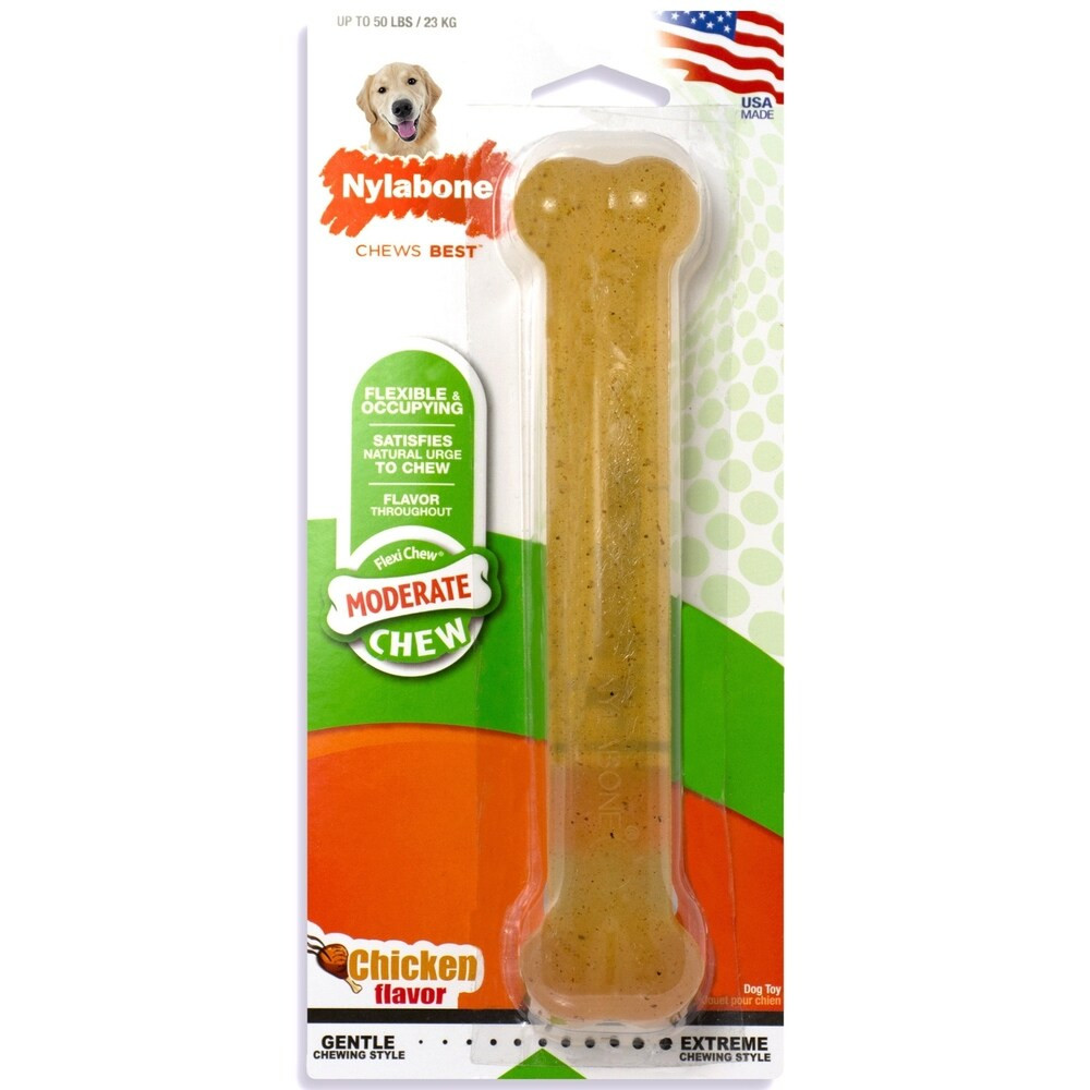 Nylabone Moderate Chew Dog Chew Toy Chicken Giant | Bed Bath & Beyond