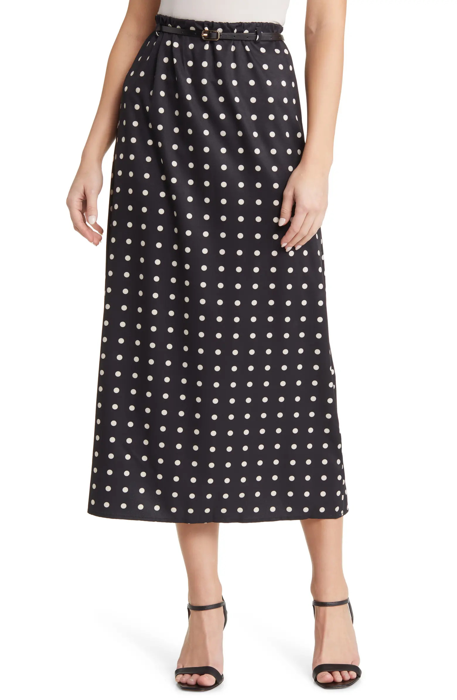 NIKKI LUND Sherri Print Belted Maxi Skirt | Nordstrom | Nordstrom