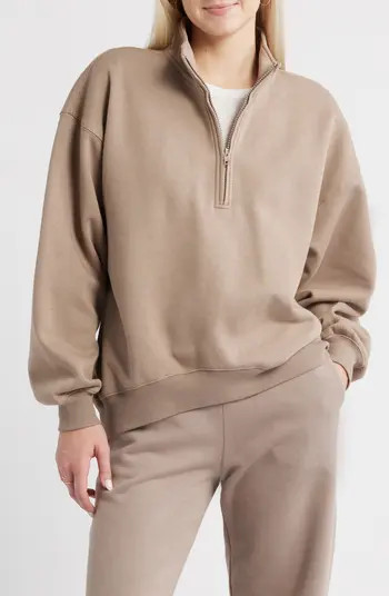 Relaxed Quarter Zip Pullover | Nordstrom