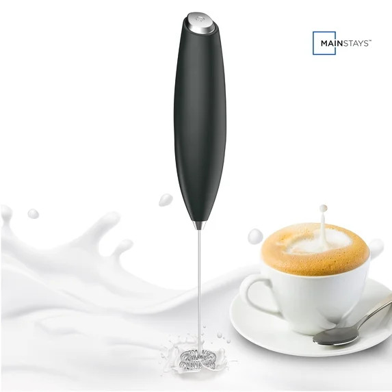 Mainstays Milk Frother, Battery-Powered Handheld Milk Frother Wand | Walmart (US)