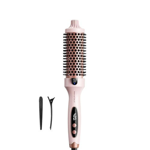 Wavytalk Thermal Brush, Blowout Boost 1.5 inch Heated Round Brush for Blowout Look, Dual Voltage, Pink, Sakura, Tourmaline Ceramic, Negative Ion Technology, 5 Temperature Settings, Less Damage | Amazon (US)
