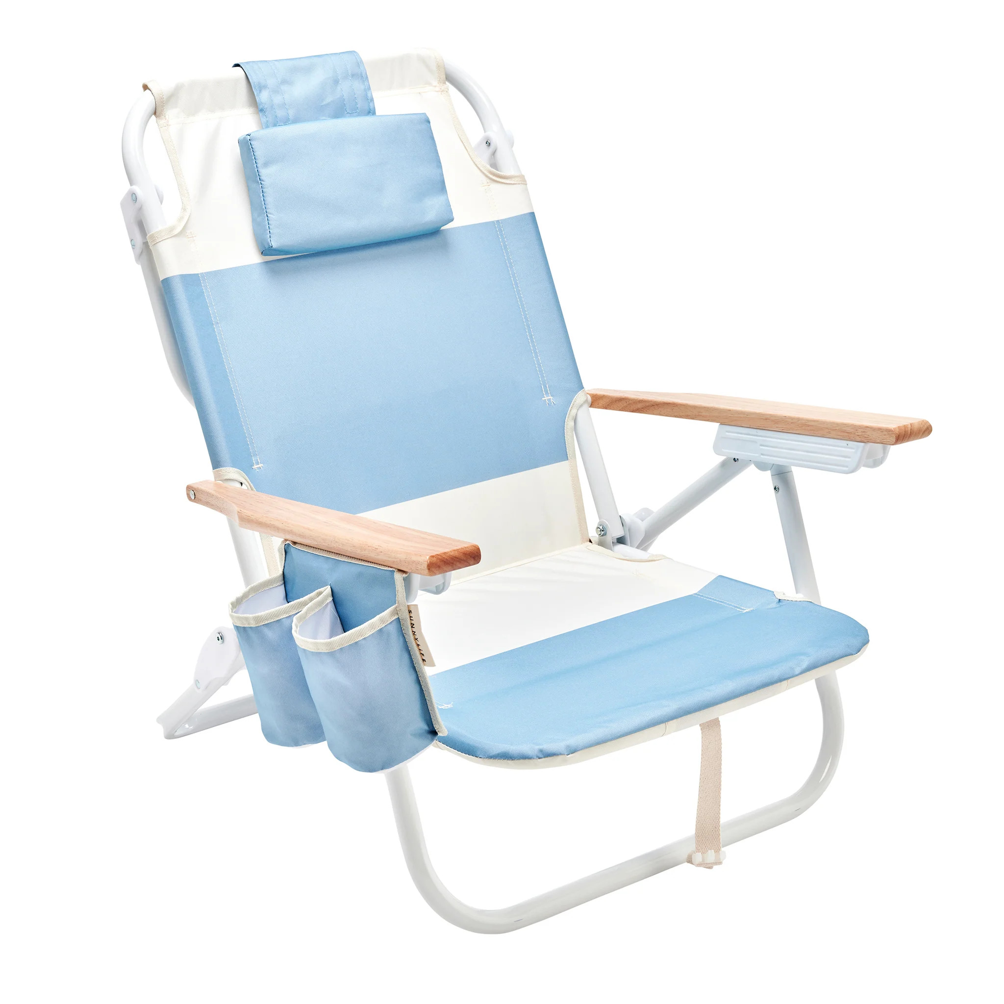 Beach Chair Deluxe - La Mer Blue | SUNNYLIFE US